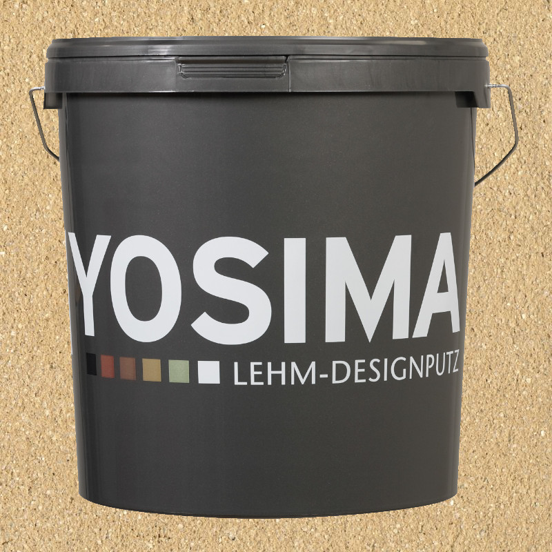Yosima Lehmputz - Edelputz, Gelb-2, Grundfarbe   
