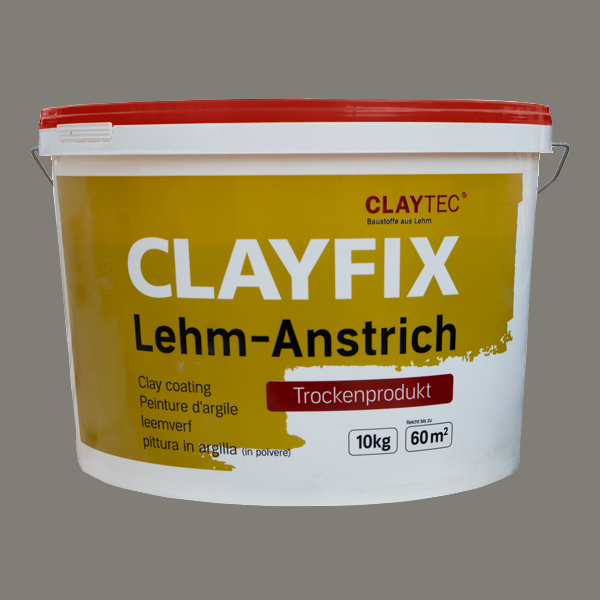 ClayFix Lehm-Anstrich, Schwarz-1, Grundfarbe