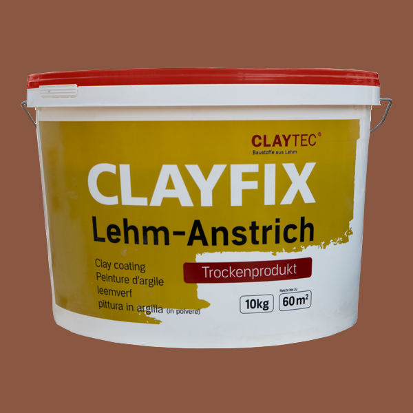 ClayFix Lehm-Anstrich, Siena-Braun-3.0, Farbraum 
