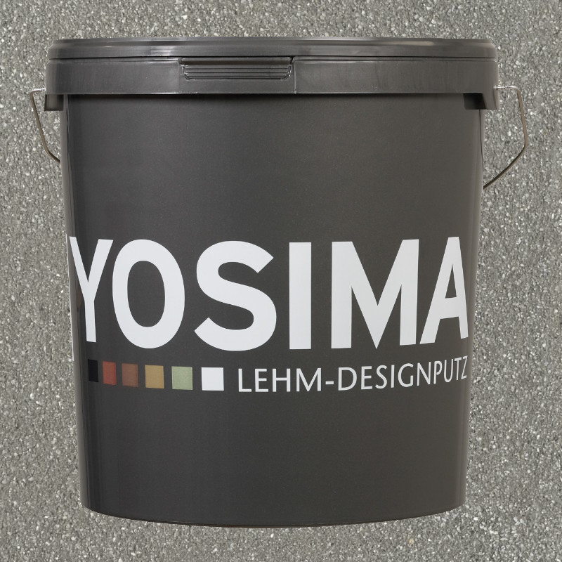Yosima Lehmputz - Edelputz, Schwarz-1,Grundfarbe 