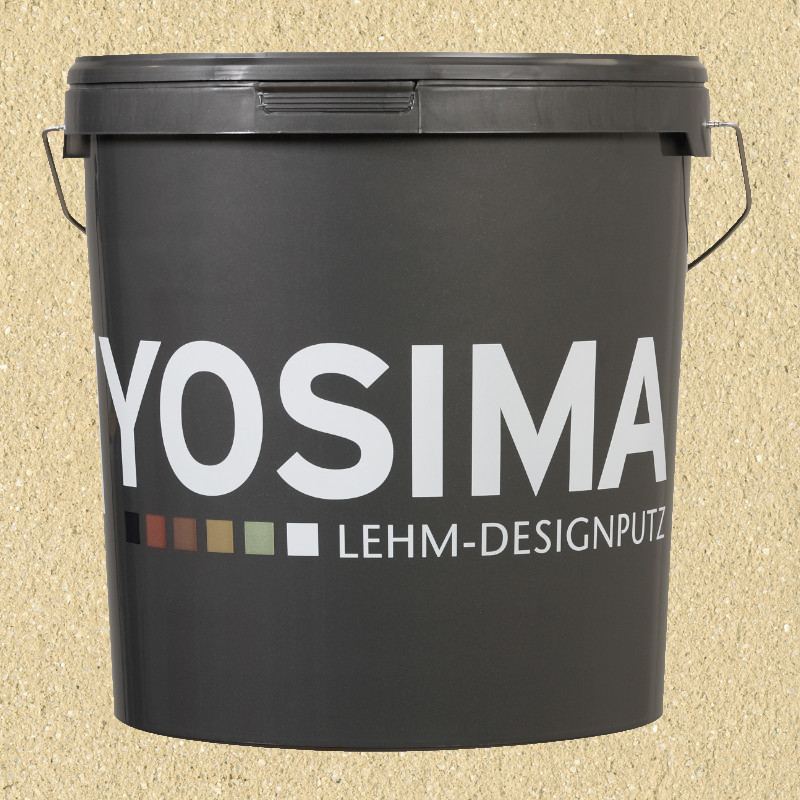 Yosima Lehmputz - Edelputz, Gelb-3, Grundfarbe