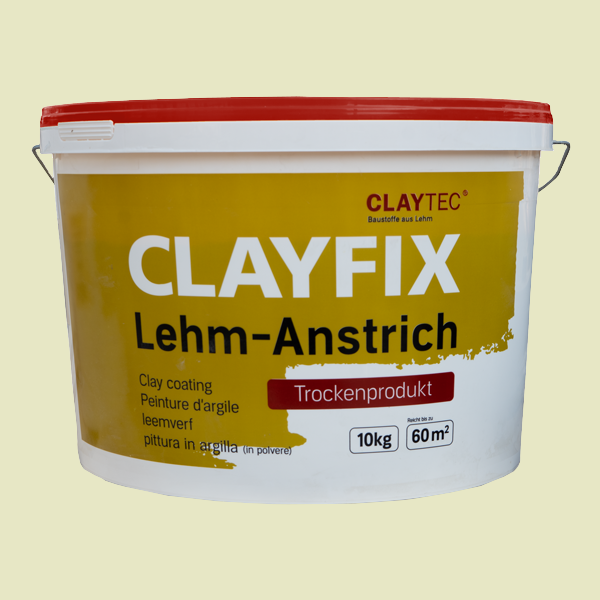 ClayFix Lehm-Anstrich, Grün-4, Grundfarbe 