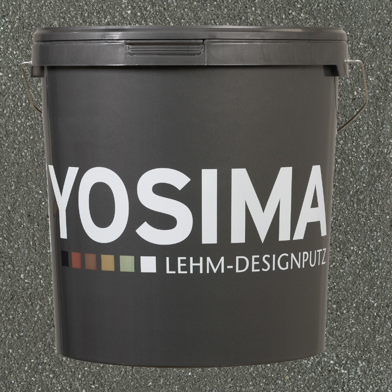 Yosima Lehmputz - Edelputz, Schwarz-0,Grundfarbe 