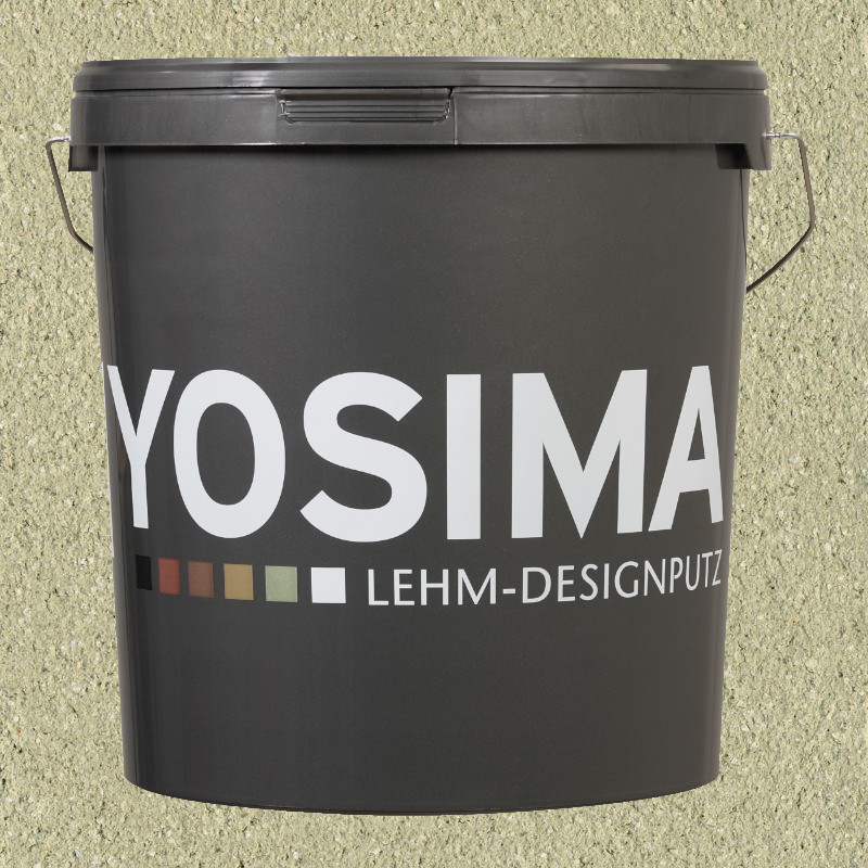 Yosima Lehmputz - Edelputz, Grün-1, Grundfarbe