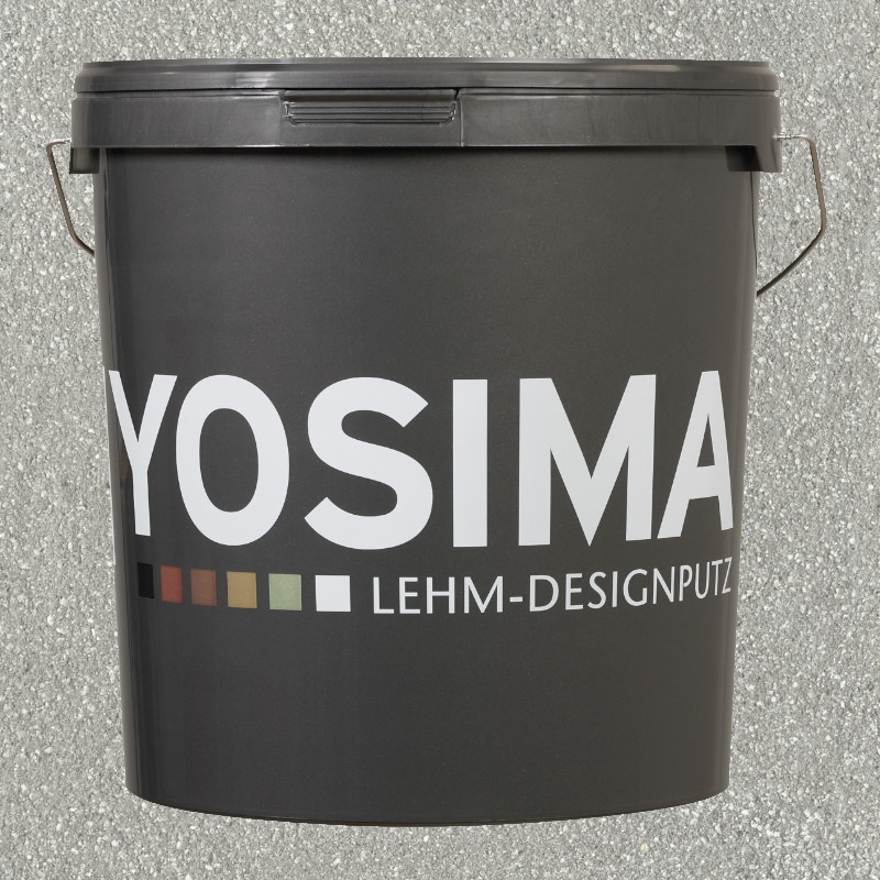 Yosima Lehmputz - Edelputz, Schwarz-2, Grundfarbe 