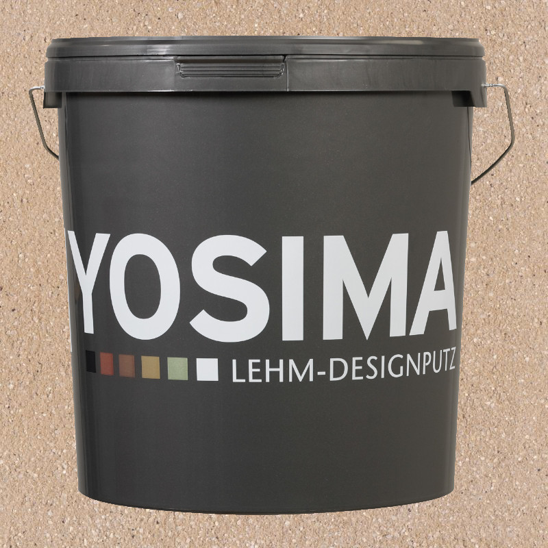 Yosima Lehmputz - Edelputz, Braun-2 Grundfarbe 