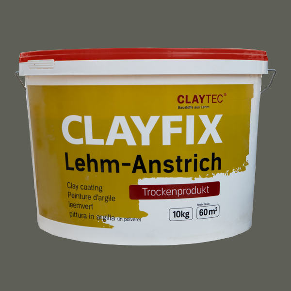 ClayFix Lehm-Anstrich, Schwarz-0, Grundfarbe