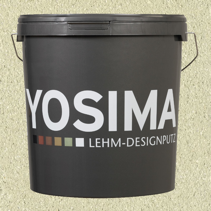 Yosima Lehmputz - Edelputz, Grün-3, Grundfarbe
